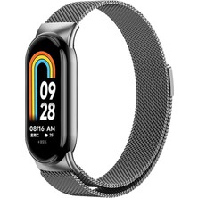 MobaxAksesuar Xiaomi Mi Band 8 / Band 9 Kordon Milano Loop Metal Kordon