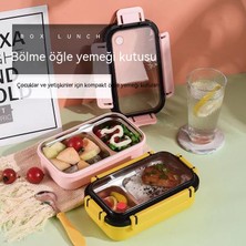 Ruruiyun Paslanmaz Çelik Çocuk Öğle Yemeği Kutusu Yemek Kutusu Isı Yalıtım ve Anti-Ütü Bento Kutusu Ilköğretim Okulu Anaokulu Taşınabilir Bölünme Ofis Çalışanları (Yurt Dışından)