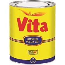 Vita Bitkisel Susuz Margarin 10 Litre (Teneke) (5pk*2lt)