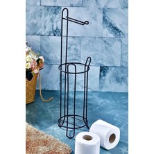 Nevhas Tuvalet Kağıtlık Wc Kağıtlığı Tuvalet Kağıdı Standı Yedekli Tuvalet Kağıt Askısı