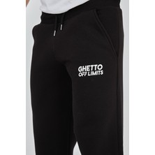 Ghetto Off Limits Basic Unisex Siyah Eşofman Altı