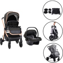 Duux Pro Max Katlanır Çift Yönlü Seyahat Travel Sistem Bebek Arabası