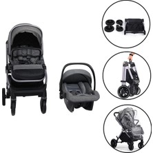 Duux Pro Max Katlanır Çift Yönlü Seyahat Travel Sistem Bebek Arabası