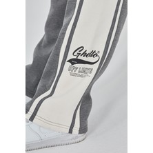 Ghetto Off Limits Groovy Lines Unisex Antrasit Melanj Eşofman Altı