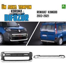 S-Dizayn Renault Kangoo Ön ve Arka Tampon Koruma Difüzör Seti 2012 Üzeri A+ Kalite