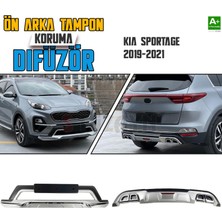 S-Dizayn Kia Sportage Ön ve Arka Tampon Koruma Difüzör Seti 2019-2021 A+ Kalite