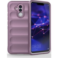 Aqua Aksesuar Huawei Mate 20 Lite Kılıf Dalgalı Parmak Izi Yapmayan Iç Kısım Kadife Lüx Kapak