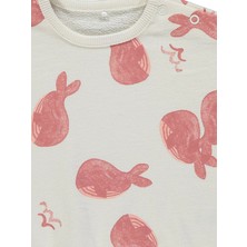 Babies Design Store Balina Desenli Kız Çocuk Alt Üst Takım