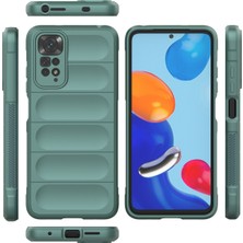 Aqua Aksesuar Xiaomi Redmi Note 11 Kılıf Dalgalı Parmak Izi Yapmayan Iç Kısım Kadife Lüx Kapak