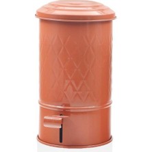 The Mia Prizma Çöp Kovası Banyo Terracota 5 Lt