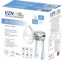 Vzn Mesh Nebulizatör Yeni Nesil Püskürtme Kademeli LT-N200