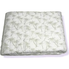 Salter Ev Moda Palmiye Desenli Çift Taraflı 7kg 150X200 Ağır Yorgan/battaniye