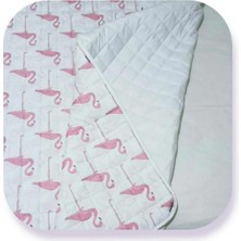 Salter Ev Moda Flamingo Desenli Çift Taraflı 7kg 150X200 Ağır Yorgan/battaniye