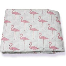 Salter Ev Moda Flamingo Desenli Çift Taraflı 7kg 150X200 Ağır Yorgan/battaniye