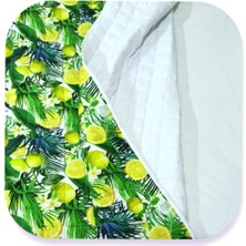 Salter Ev Moda Limon Desenli Çift Taraflı 7kg 150X200 Ağır Yorgan/battaniye