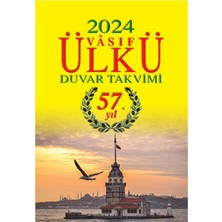 Ülkü Takvimcilik 2024 Ülkü Duvar Takvimi (Sevimli Hayvanlar Resimli Iki Yönlü Arka Karton)