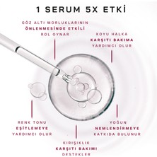 Woo Skin Expert Academy Göz Altı Torba & Halka ve Morluk Karşıtı, Canlandırıcı, Yenileyici, Nemlendiricili ve Göz Çevresi Kırışık Karşıtı Bakım Serumu 50ml, Kaz Ayağı Giderici, Renk Eşitleme Etkili