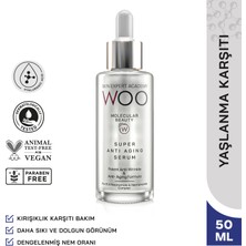 Woo Skin Expert Academy Super Anti Aging; Yaşlanma ve Kırışık Karşıtı HexaPeptide Dolgunlaştıcı Bakım Serumu 50ml Peptide Komplex Sarkma Karşıtı