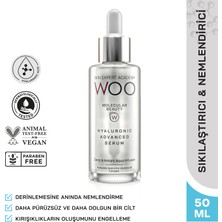 Woo Skin Expert Academy Ultra Hyaluronik Asit Moleküllü Yoğun Nemlendirme, Dolgun Görünüm ve Sıkılaştırma Etkili Cilt Bakım Serumu 50ml Tüm Ciltler için