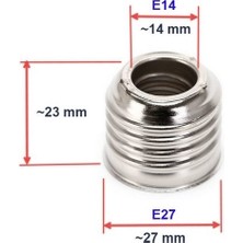 E27 - E14 Duy Dönüştürücü Adaptör, E27 Duyu E14 Duya Dönüştürücü