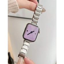 Cool Cold Apple Watch Seri 42MM/44MM/45MM/46MM/49MM Seri 2 3 4 5 6 7 8 Se 9 10 Uyumlu Ince Metal Paslanmaz Çelik Zarif Kordon
