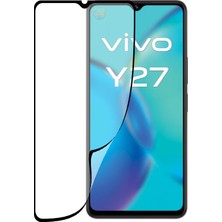 Case World Vivo Y27 Tam Kaplayan Fiber Nano Ekran Koruyucu Cam