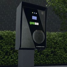 Viego Wallbox Şarj Istasyonu Ocpp, Wi-Fi, Mobil Uygulama, Ekran, Type2 22KW Soketli 32A 380V Tüm Elektrikli ve Hibrid Araçlarla Uyumlu