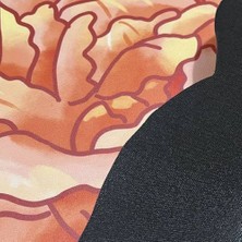 Haitn Deri Şakayık Çiçek Giriş Kapısı Mat, Özel Şekişli Oturma Odası Kapı Mat Slip Foot Mat (Yurt Dışından)