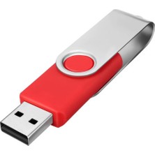 Newtik Flash Sürücü USB 2.0 Veri Gezgini Pendrive Thumb Drive Kalem Sürücü Döner Tasarım 8gb 10'li Paket, Red (Yurt Dışından)