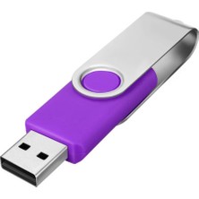 Newtik Flash Sürücü USB 2.0 Veri Gezgini Pendrive Thumb Drive Kalem Sürücü Döner Tasarım 16GB 10'li Paket, Purple (Yurt Dışından)