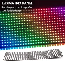 Passing LED Matrix Panel, WS2812B Rgb 832 Piksel Dijital Esnek Nokta Vuruşlu Bireysel Adreslenebilir LED Ekran (Yurt Dışından)