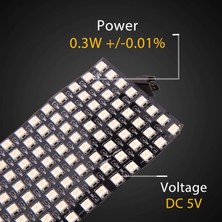 Passing LED Matrix Panel, WS2812B Rgb 832 Piksel Dijital Esnek Nokta Vuruşlu Bireysel Adreslenebilir LED Ekran (Yurt Dışından)