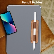 Passing Evrensel Stylus Kalem Tutucu Etiket iPad Için Kalem Için Masa Dokunmatik Kalem M-Pencil Anti-Kayıp Kılıf -Kahverengi (Yurt Dışından)