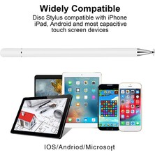 Passing Stylus Pen Evrensel Temas Ekranı Çizim Kalemi Android Ios iPad iPhone Samsung Huawei Tablet Lenovo Xiaomi Siyah (Yurt Dışından)