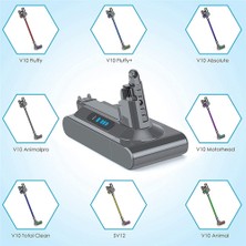 Passing Dyson V10 SV12 V10 Fluffy V10 Animal Absolute Elektrikli Süpürgeler Için V10 Pil Adaptörünü + Tornavida 25.2V'YI Değiştirin (Yurt Dışından)