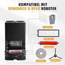 Passing Roborock Q Revo Robot Emme Istasyonu Için Aksesuar Seti, Yedek Parçalar Ana Fırçaları, Mendilleri, Hepa Filtreleri Içerir (Yurt Dışından)