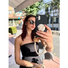 Cherry Carter Iphone 11 Uyumlu Telefon Kılıfı - Inci Tasarım Telefon Askısı