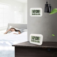 Hermoso Dijital Duvar Saati Kumandalı Basit Büyük LCD Çalar Saat (Yurt Dışından)