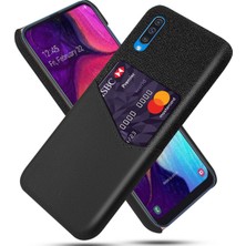 Seashell Digital Ksq Kart Tutucu Telefon Kabuğu Pc+Pu+Samsung Galaxy A50/A50S/A30S-BLACK Için (Yurt Dışından)