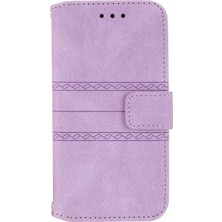 Seashell Digital Samsung Galaxy Z Fold2 5g Pratik Cüzdan Kart Yuvaları Telefon Flip Case Baskılı Desen Anti-Çizelge Şık Pu Deri+Tpu Telefon Kapağı Standı Mor ile (Yurt Dışından)