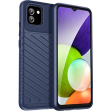 Seashell Digital Thunder Serisi Twill Tasarım Kalınlaştırılmış Tpu Şok Geçirmez Samsung Galaxy A03 (164.2 x 75.9 x 9.1mm) Için (Yurt Dışından)