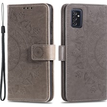 Seashell Digital Baskılı Mandala Çiçek Şık Anti-Güz Anti-Cüzdan Stand Deri Kapak Telefon Kabuğu Samsung Galaxy M52 5g-Gre (Yurt Dışından)