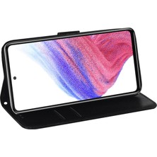 Seashell Digital Samsung Galaxy A13 Için 4g Pu Deri Şok Absorpsiyon Telefon Kapağı Stand Cüzdan Grey ile Göz Kamaştırıcı Çiçek Desen Kılıfı (Yurt Dışından)