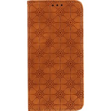 Seashell Digital Samsung Galaxy M31-BROWN Için Hasta Çiçek Cilt Otomatik Absorbed Kapak (Yurt Dışından)