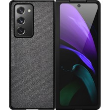 Seashell Digital Samsung Galaxy Z Fold2 5g-Black Için Bez Doku Telefon Koruyucu Kabuk (Yurt Dışından)