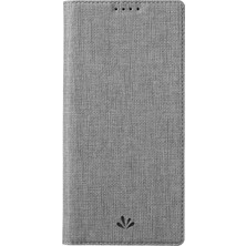 Seashell Digital Samsung Galaxy A73 5g Folio Flip Telefon Kapağı Stand-Grey ile Kart Tutucu Deri Kılıf (Yurt Dışından)