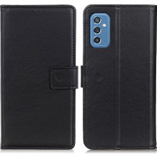 Seashell Digital Folio Flip Damlaya Dayanıklı Stand Deri Kapak Telefon Kasası Samsung Galaxy M52 5g-Black Için Cüzdanlı (Yurt Dışından)