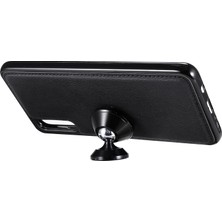 Seashell Digital Samsung Galaxy A50/A50S/A30'LAR Için Söndürülebilir 2'si 1'ör Kılıf Pu Deri Deri Stand Cüzdan Kapağı Strap-Black (Yurt Dışından)