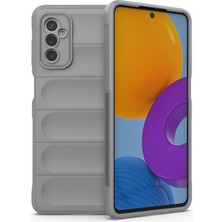 Seashell Digital Samsung Galaxy M52 Için 5g Tpu Şok Geçirmez Anti-Slip Telefon Kılıfı Kesin Kesim Kamera Koruması Guardian-Light Gri (Yurt Dışından)