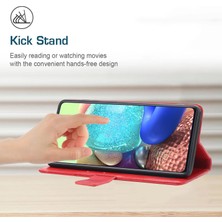 Seashell Digital Samsung Galaxy S10E-RED Için Baskı Y Şekline Çizgi Anti-Drop Koruma Cüzdan Stand Deri Telefon Kılıfı Kapak (Yurt Dışından)